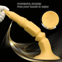 12.6in 14.56in 17.71in Pointed Tip Huge Long Silicone Soft Butt Plug Dildo