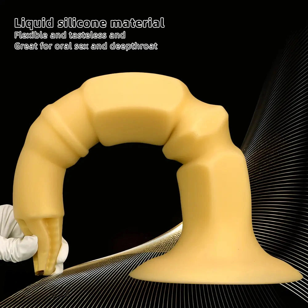12.6in 14.56in 17.71in Pointed Tip Huge Long Silicone Soft Butt Plug Dildo