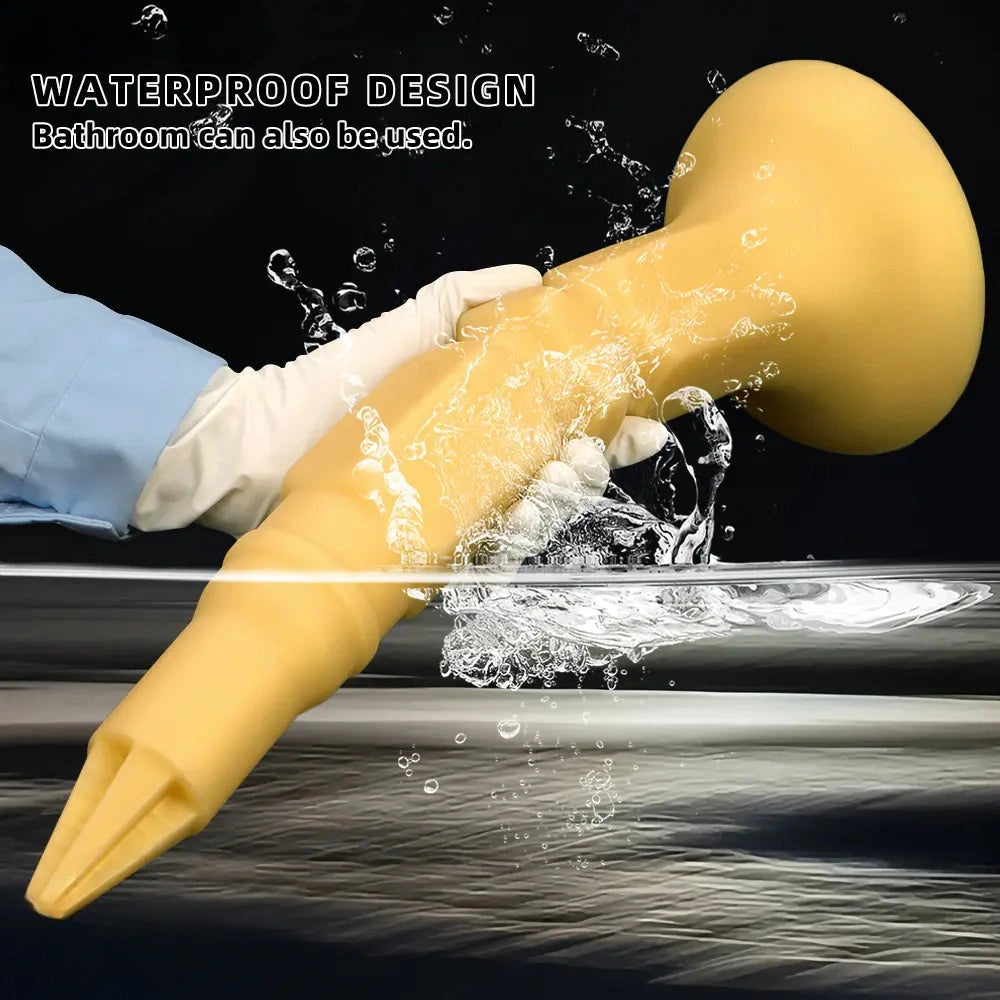12.6in 14.56in 17.71in Pointed Tip Huge Long Silicone Soft Butt Plug Dildo