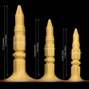 12.6in 14.56in 17.71in Pointed Tip Huge Long Silicone Soft Butt Plug Dildo