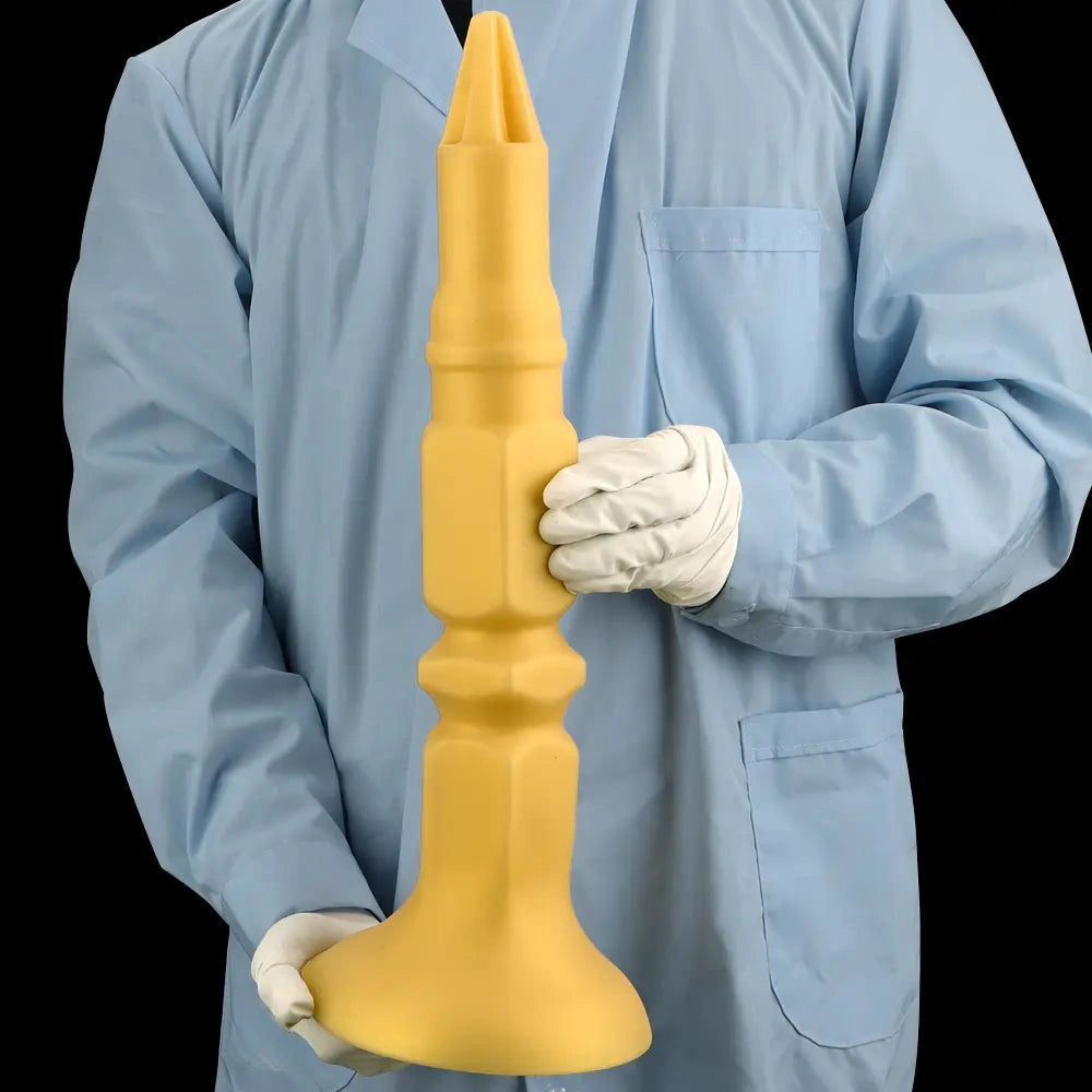 12.6in 14.56in 17.71in Pointed Tip Huge Long Silicone Soft Butt Plug Dildo