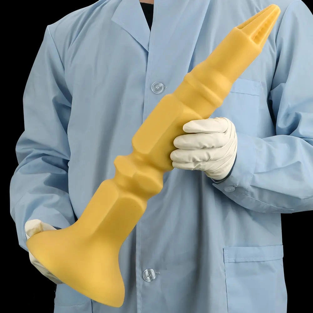 12.6in 14.56in 17.71in Pointed Tip Huge Long Silicone Soft Butt Plug Dildo