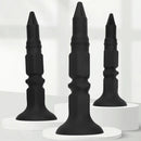 12.6in 14.56in 17.71in Pointed Tip Huge Long Silicone Soft Butt Plug Dildo