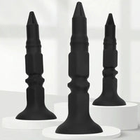 12.6in 14.56in 17.71in Pointed Tip Huge Long Silicone Soft Butt Plug Dildo
