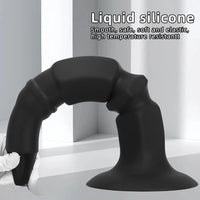 12.6in 14.56in 17.71in Pointed Tip Huge Long Silicone Soft Butt Plug Dildo