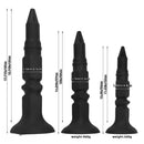 12.6in 14.56in 17.71in Pointed Tip Huge Long Silicone Soft Butt Plug Dildo