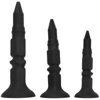 12.6in 14.56in 17.71in Pointed Tip Huge Long Silicone Soft Butt Plug Dildo