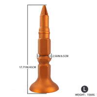 12.6in 14.5in 17.71in Screw Type Long Butt Plug Dildo Anal Plug Masturbator