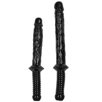 12.6in 15.15in Big PVC Sword Dildo With handle Anal Masturbator For Men