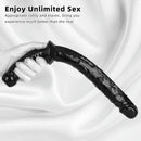 12.6in 15.15in Big PVC Sword Dildo With handle Anal Masturbator For Men