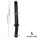 12.6in 15.15in Big PVC Sword Dildo With handle Anal Masturbator For Men