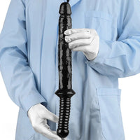 12.6in 15.15in Big PVC Sword Dildo With handle Anal Masturbator For Men
