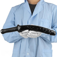 12.6in 15.15in Big PVC Sword Dildo With handle Anal Masturbator For Men
