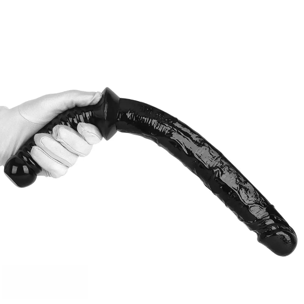 12.6in 15.15in Big PVC Sword Dildo With handle Anal Masturbator For Men