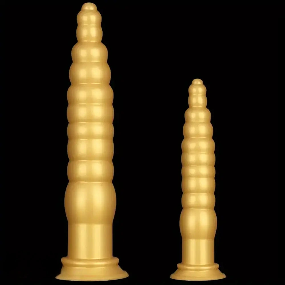 12.6in 17.32in Long Huge Silicone Anal Plug Dildo For Prostate Massage