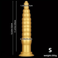 12.6in 17.32in Long Huge Silicone Anal Plug Dildo For Prostate Massage
