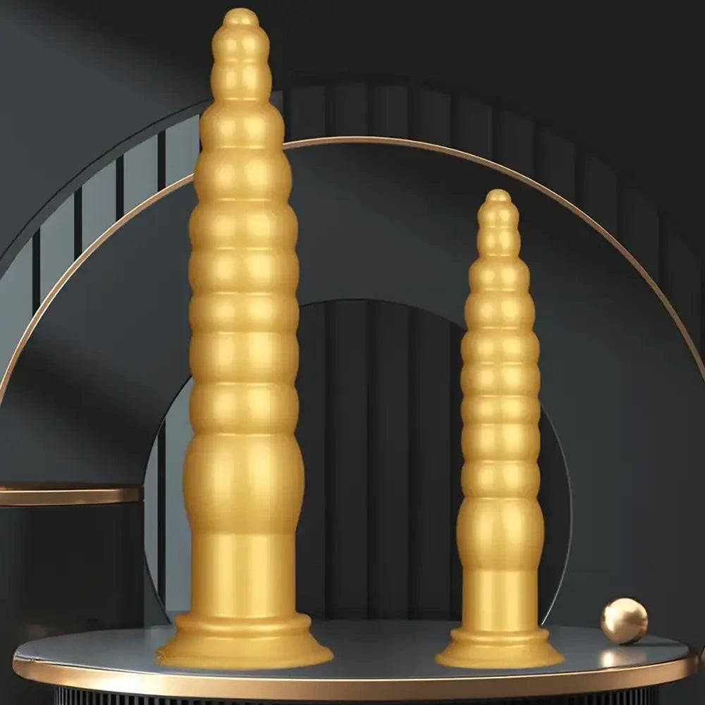 12.6in 17.32in Long Huge Silicone Anal Plug Dildo For Prostate Massage