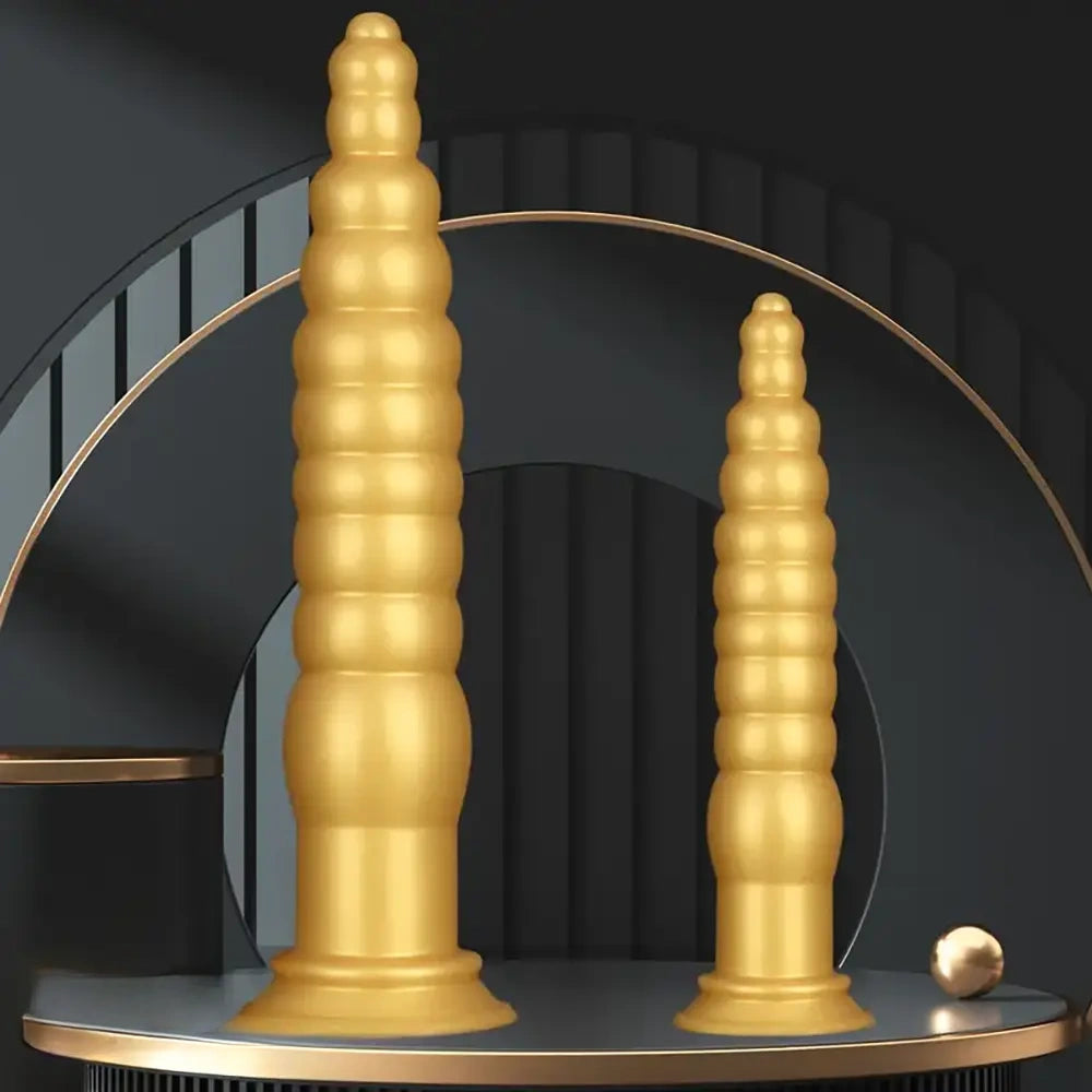 12.6in 17.32in Long Huge Silicone Anal Plug Dildo For Prostate Massage