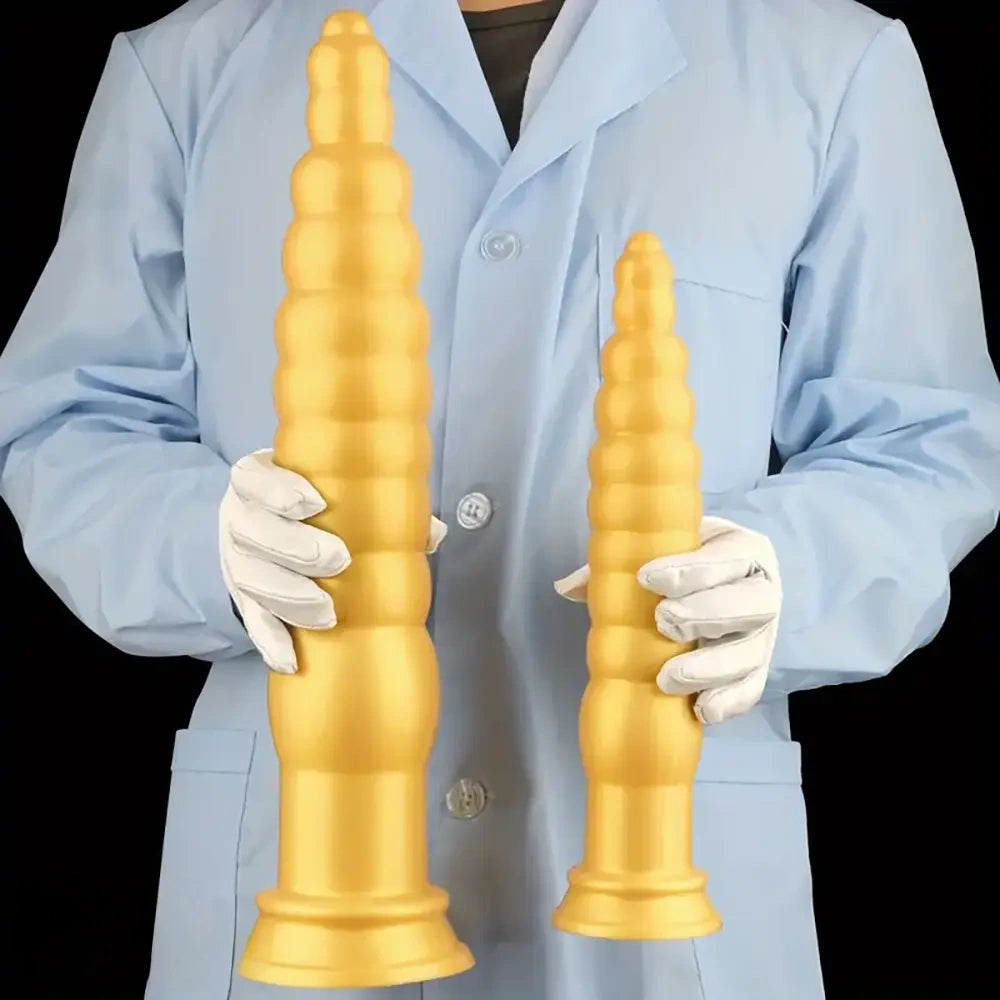12.6in 17.32in Long Huge Silicone Anal Plug Dildo For Prostate Massage