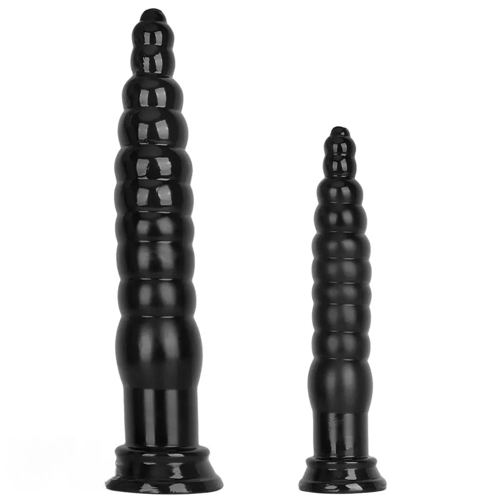 12.6in 17.32in PVC Super Long Large Thick Anal Plug Dildo Anal Torture Toy