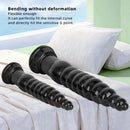 12.6in 17.32in PVC Super Long Large Thick Anal Plug Dildo Anal Torture Toy
