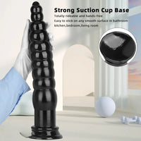12.6in 17.32in PVC Super Long Large Thick Anal Plug Dildo Anal Torture Toy