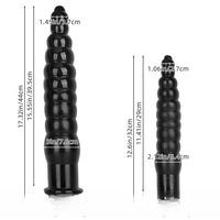 12.6in 17.32in PVC Super Long Large Thick Anal Plug Dildo Anal Torture Toy