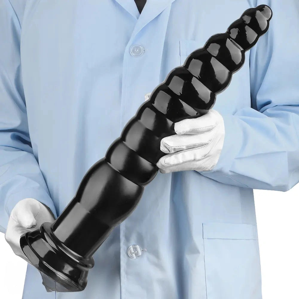 12.6in 17.32in PVC Super Long Large Thick Anal Plug Dildo Anal Torture Toy