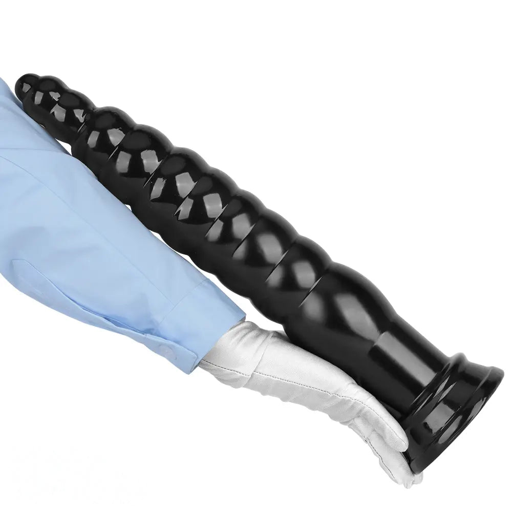 12.6in 17.32in PVC Super Long Large Thick Anal Plug Dildo Anal Torture Toy