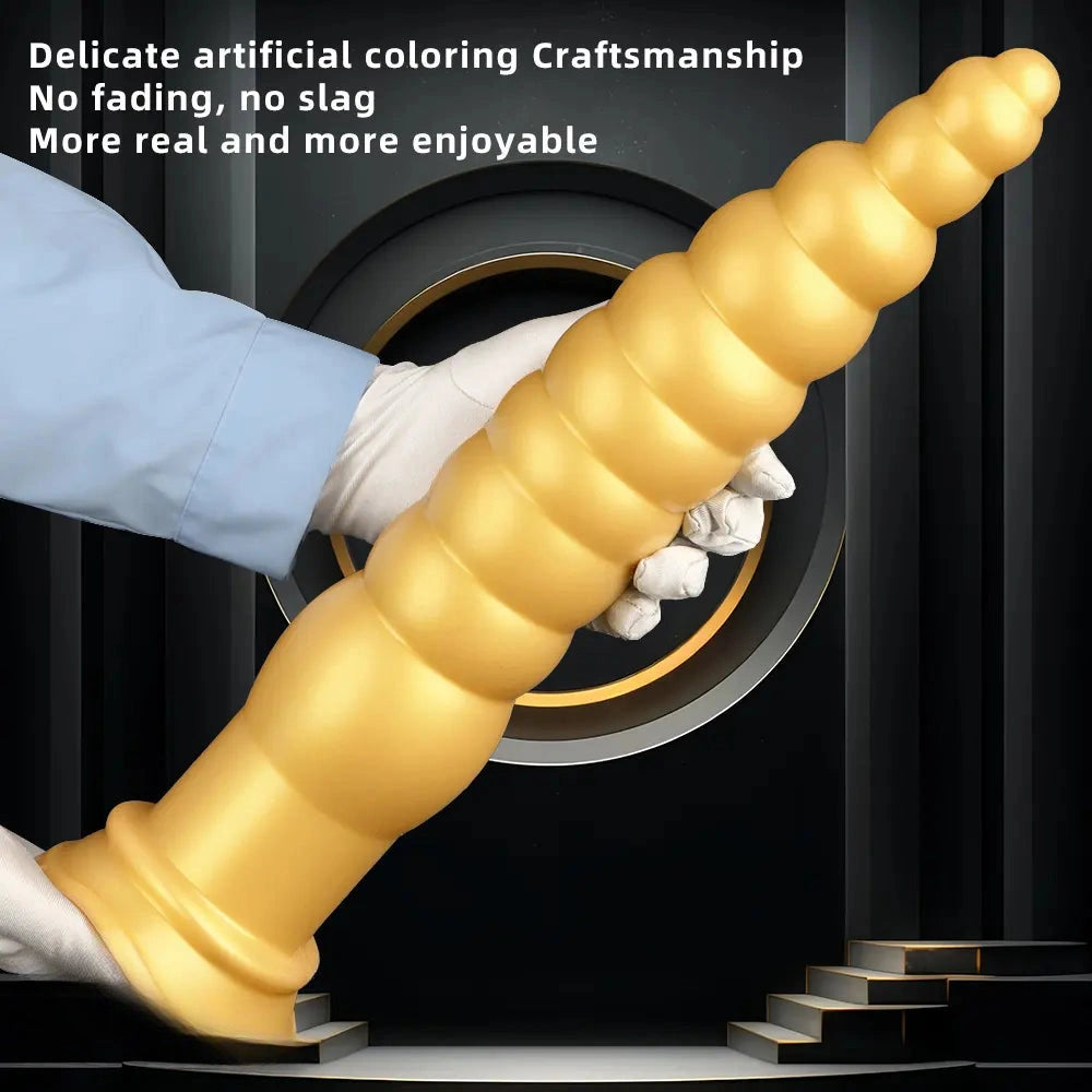 12.6in 17.32in Silicone Super Long Large Thick Anal Plug Dildo Anal Torture