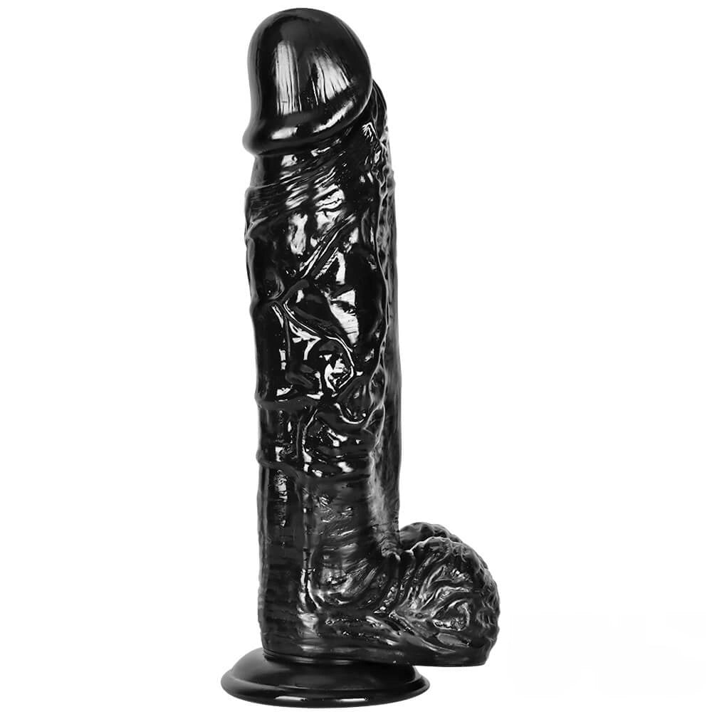 12.6in 9.84in American European Big Black Thick Dildo For Adult