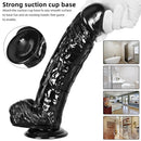 12.6in 9.84in American European Big Black Thick Dildo For Adult