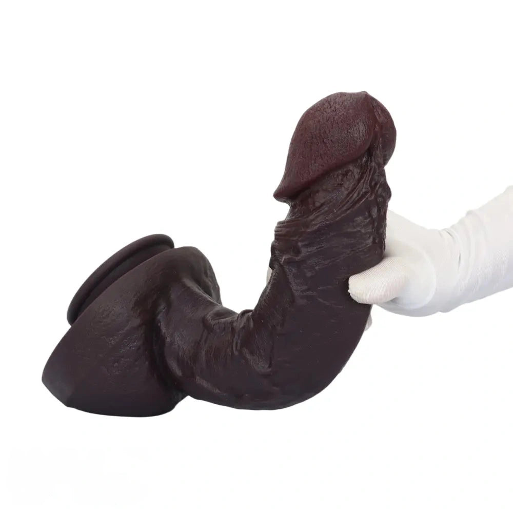 12.6in Big Glans Silicone Soft Huge Thick Dildo For Female G-Spot Vagina