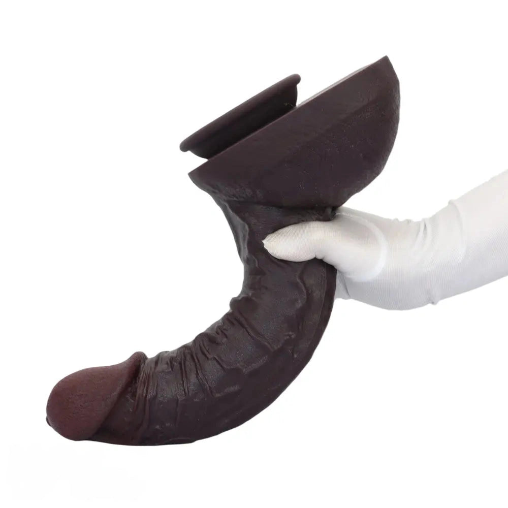 12.6in Big Glans Silicone Soft Huge Thick Dildo For Female G-Spot Vagina
