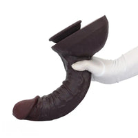 12.6in Big Glans Silicone Soft Huge Thick Dildo For Female G-Spot Vagina
