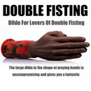 12.6in Double Fisting Realistic Hand Design Soft Liquid Silicone Dildo