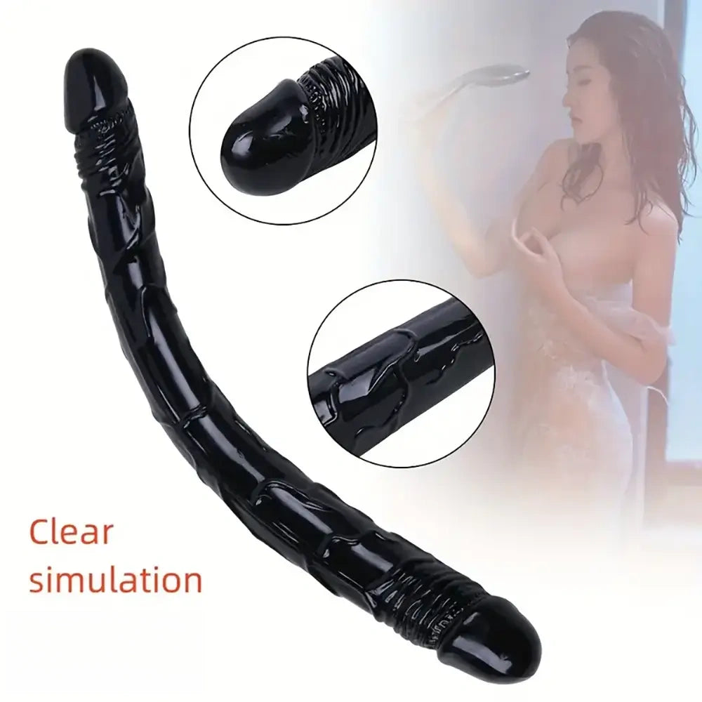 12.6in Double-headed Simulation Penis Toy Dildo For Women Sex Toy