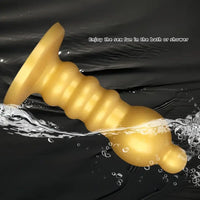 12.6in Huge Anal Beads Liquid Silicone Butt Plug Prostate Anal Dildo