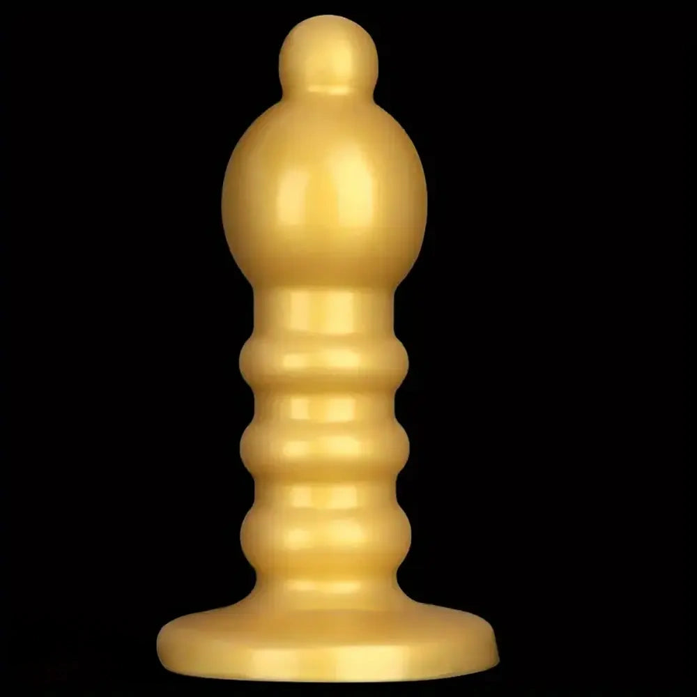 12.6in Huge Anal Beads Liquid Silicone Butt Plug Prostate Anal Dildo