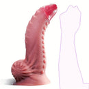 12.6in Lifelike Silicone Spiked Dong For Advanced Adult Play Huge Size Dildo