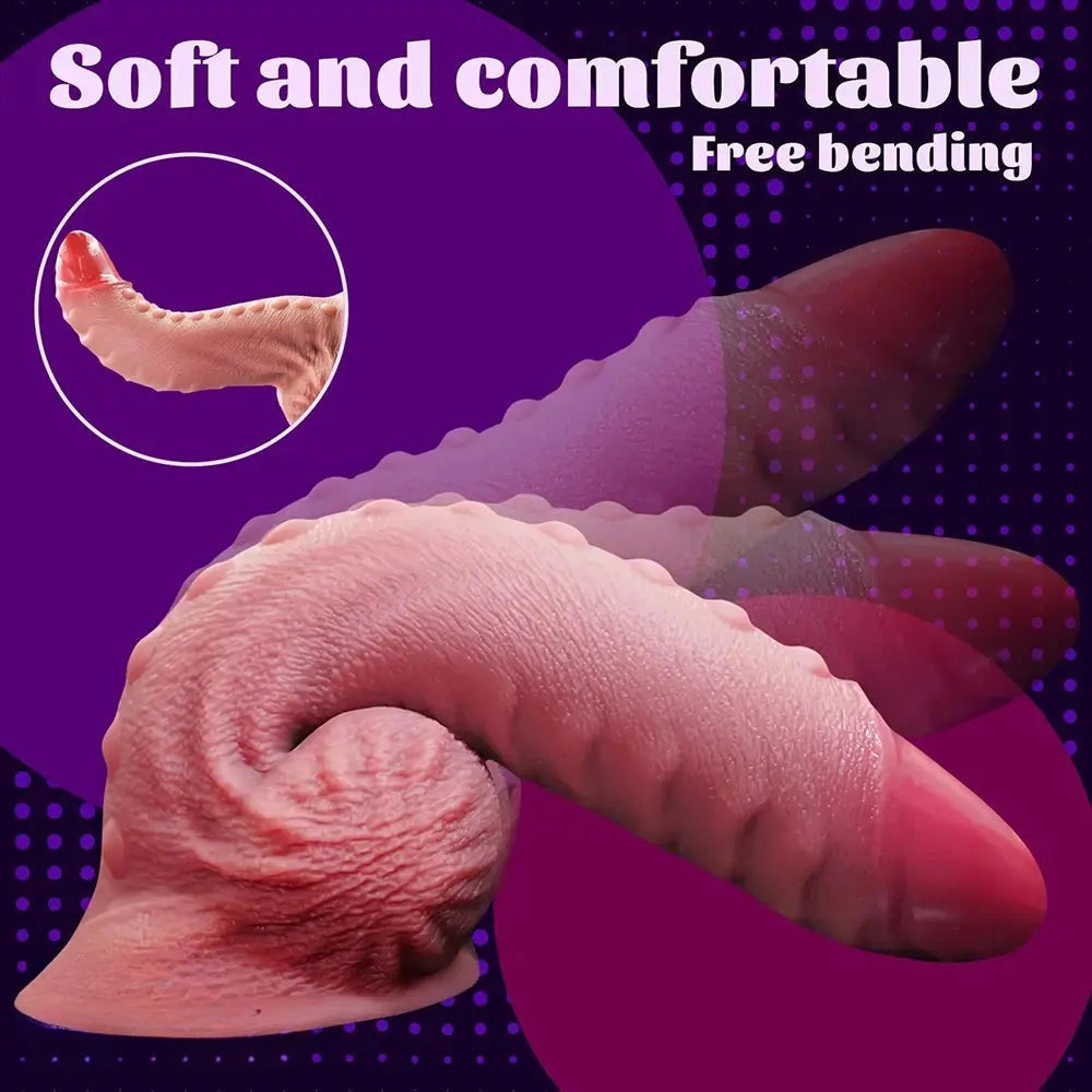 12.6in Lifelike Silicone Spiked Dong For Advanced Adult Play Huge Size Dildo