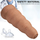 12.79in Huge Foreskin Anal G Spot Lifelike Thick PVC Uncut Dildo