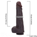 12.81in Huge Silicone Soft Cock Dildo Self-Pleasure Bar Adult Sensual Toy