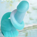 12.8in 15.35in Dinosaur Silicone Soft Big Glowing Dildo For Women Anal Sex