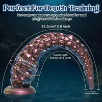 12.8in Tentacle Big Silicone Soft Dildo For G-Spot Anal Stimulation Women
