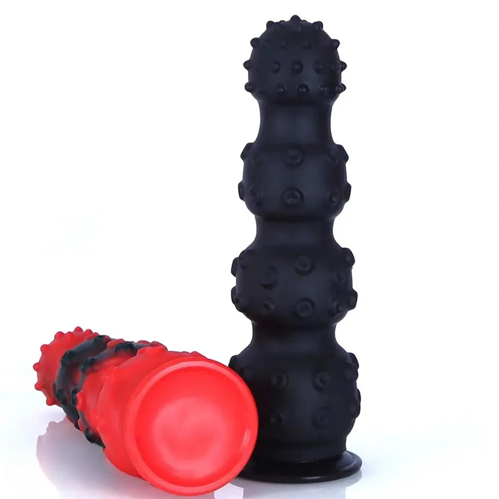 12.99in Big Giant Soft Silicone Octopus Anal Beads Butt Plug Dildo