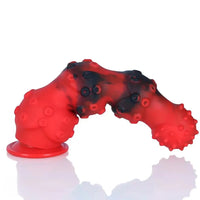 12.99in Big Giant Soft Silicone Octopus Anal Beads Butt Plug Dildo