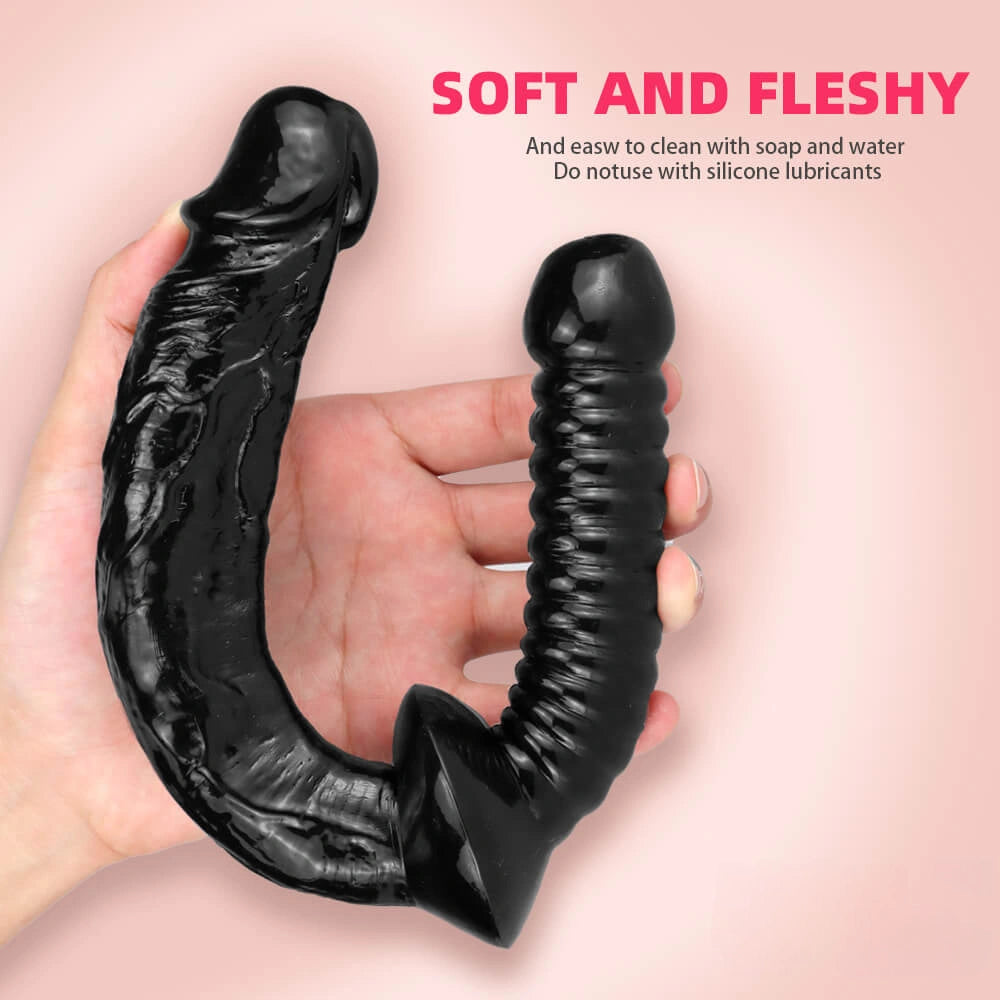 12.99in Double Ended Heads Sword Dildo For Anal Sex Toy