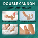 12.99in Dual Heads Silicone Soft Vibrating Thrusting Rotation Dildo