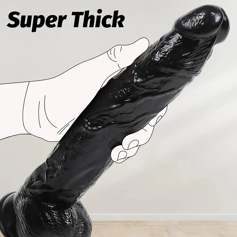 12.99in Huge Thick Lifelike Dildo Erotic Big Penis For Women Masturbation